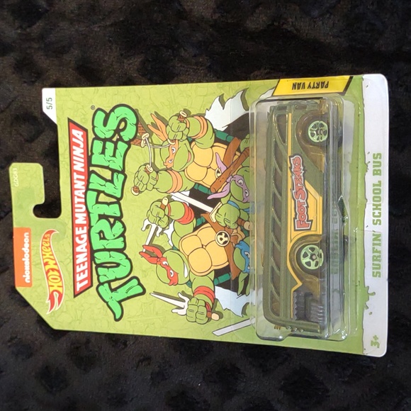 Nickelodeon Hot Wheels teenage mutant Ninja turtles surfin school bus - Picture 4 of 6